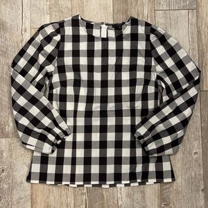 J.crew puffy sleeve blouse
